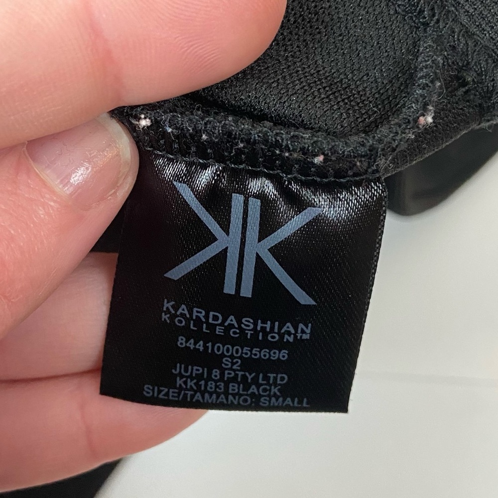 NWOT! Kardashian Kollection High Waist Bodycon Black Pencil Skirt Size Small - Picture 6 of 8